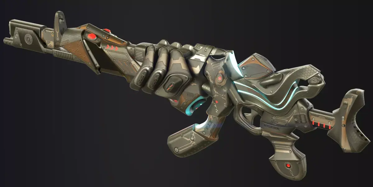 sci fi Weapon -  Cyberpunk  Low-poly 3D model