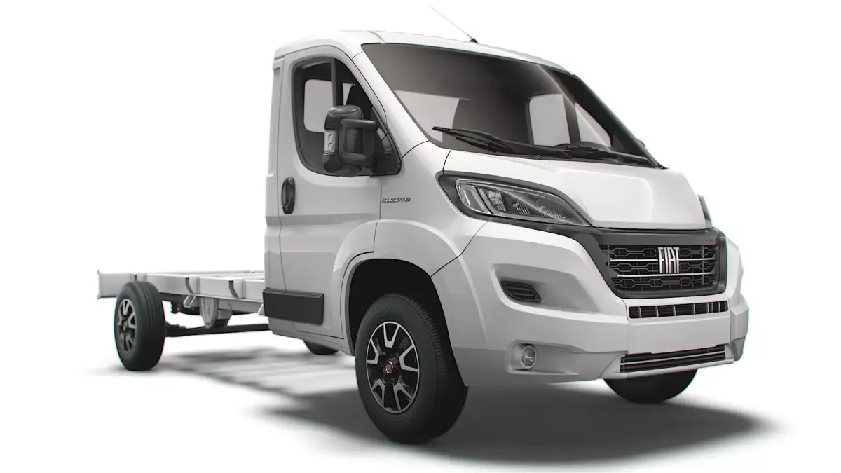 Fiat Ducato Chassis Truck Single Cab 3800WB 2022 3D model