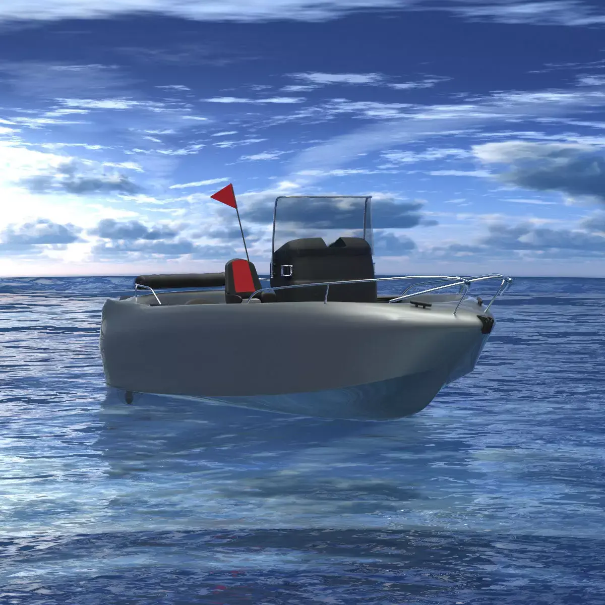 Motor Boat  3D model