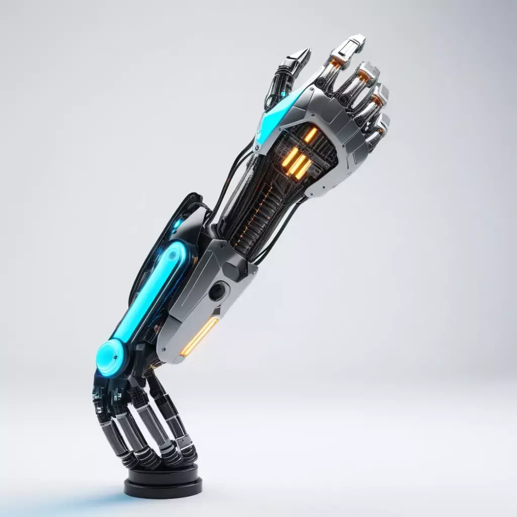 Cyberpunk Neon Arm 3D Model 3D model