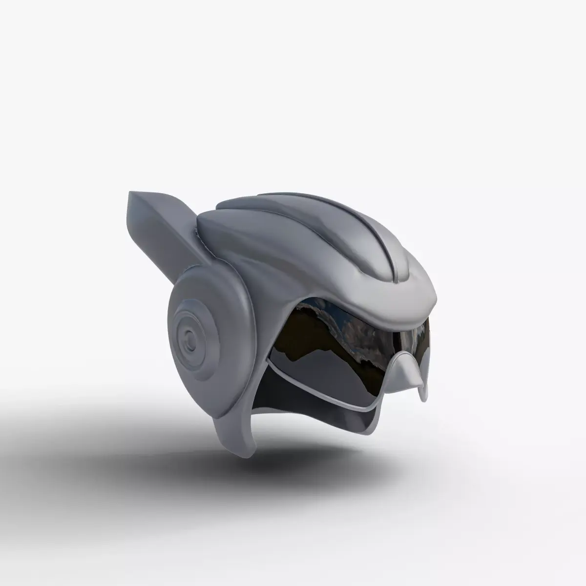 Wearable Sci-fi Helmet 3D print model