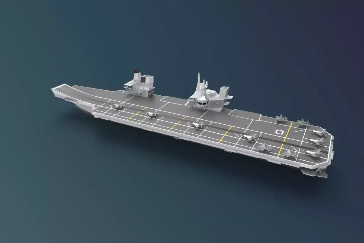 HMS Queen Elizabeth R08 3D model