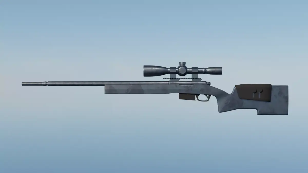 pubg mobile  gun 3D model 3D model