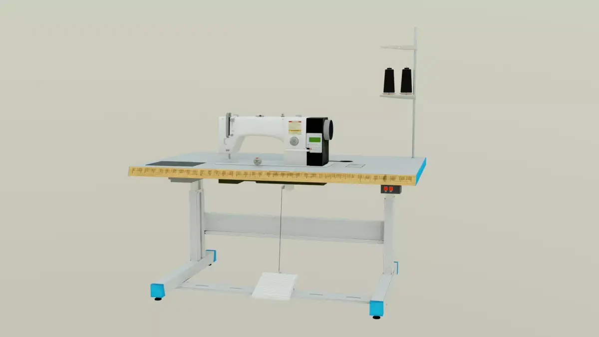 Sewing Machine  Low Poly PBR Game Ready 3D Model Low-poly 3D model