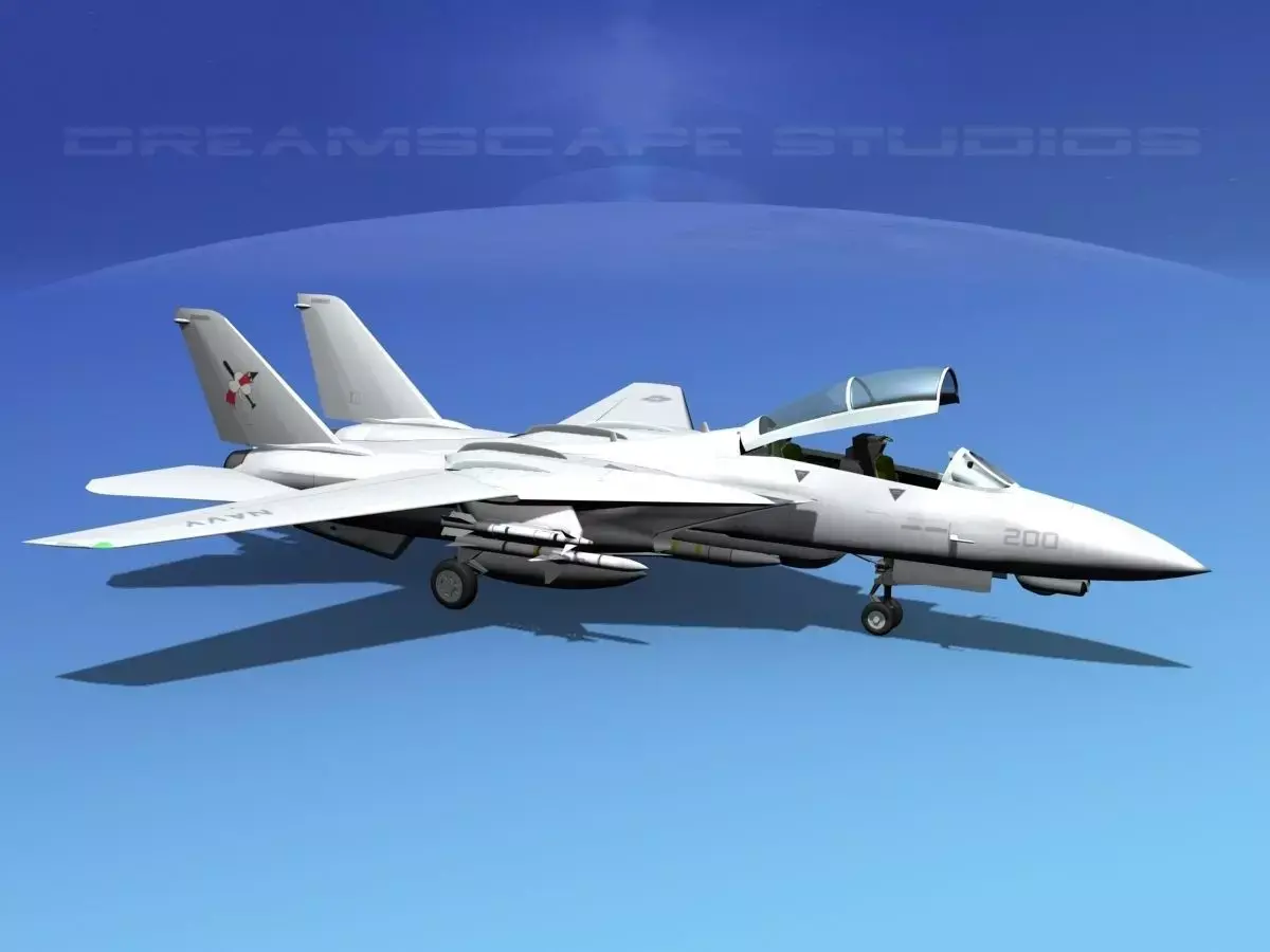 Grumman F-14D Tomcat T05a VF103 3D model