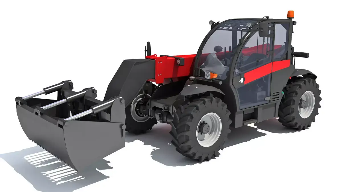 Forklift Bucket Telehandler 3D model purchase
