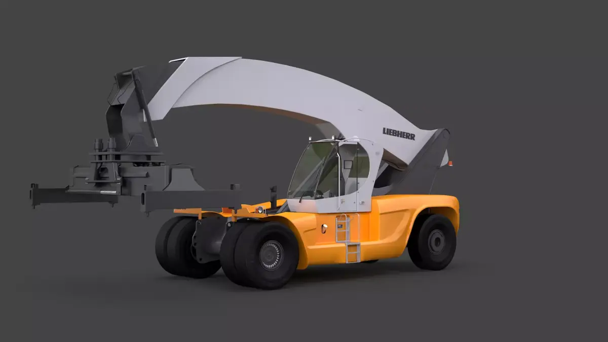 Liebherr Reachstacker LRS 645 3D model