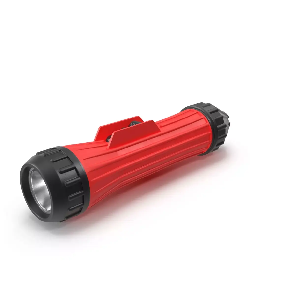 Heavy Duty flashlight Low-poly 3D model