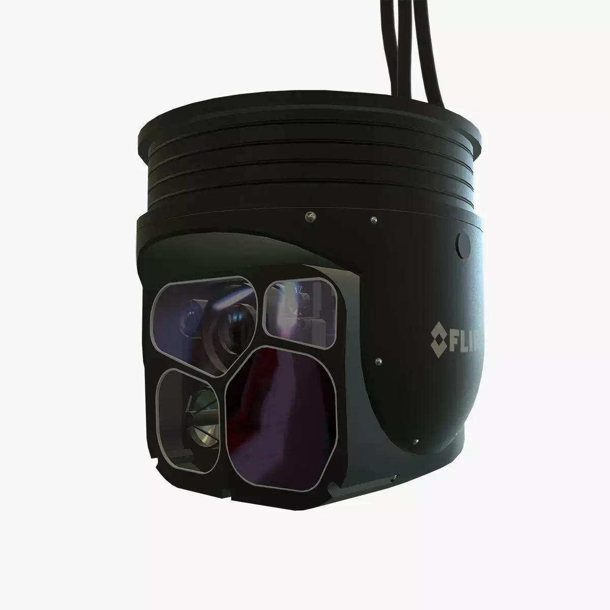  FLIR Star SAFIRE 380 HDc Low-poly 3D model