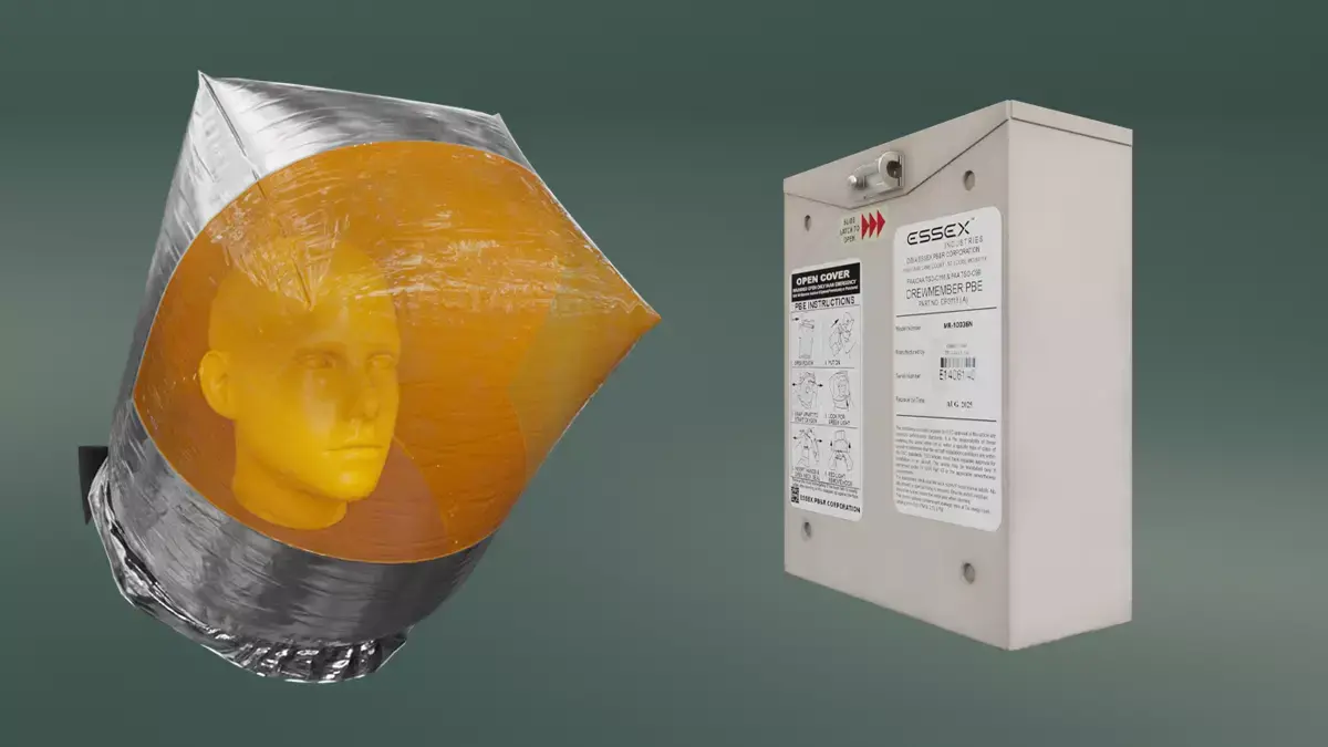 Protective Breathing Equipment Low-poly 3D model