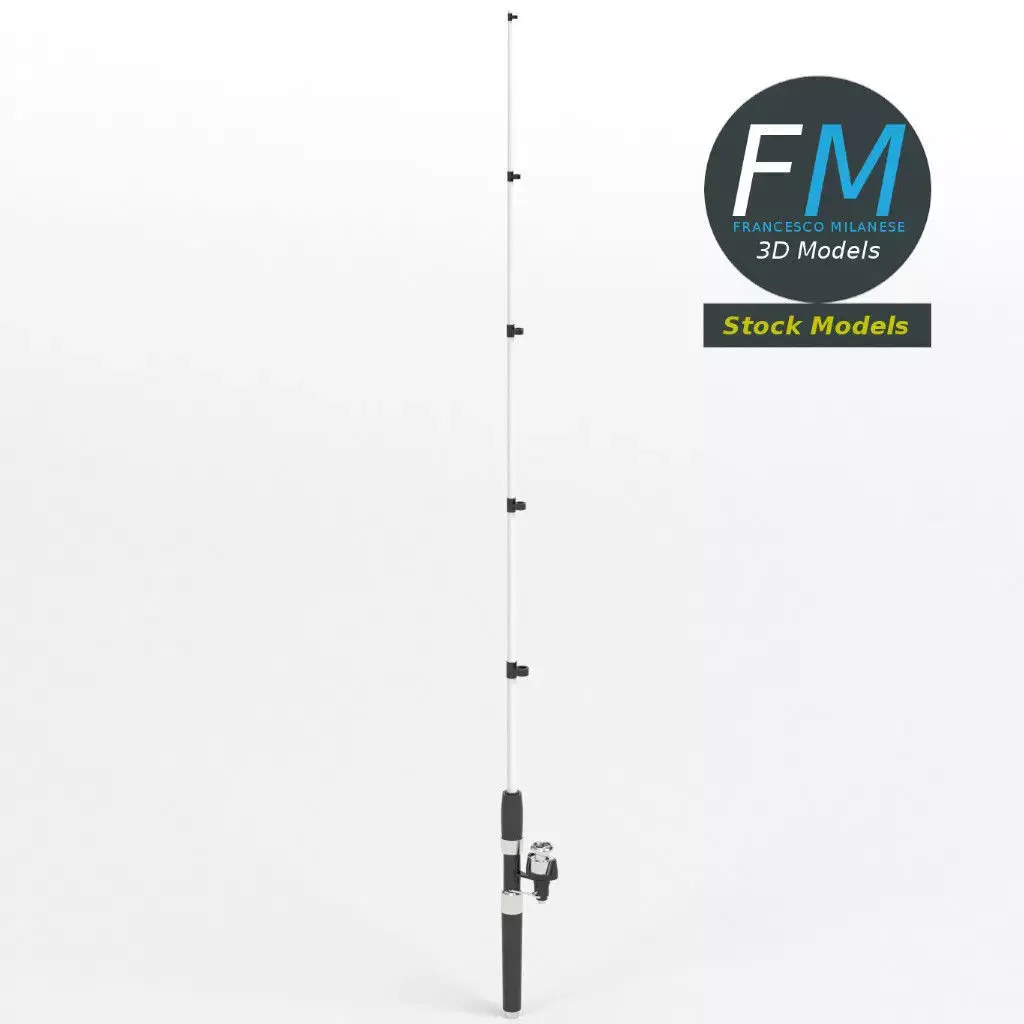 Fishing rod 2 3D model