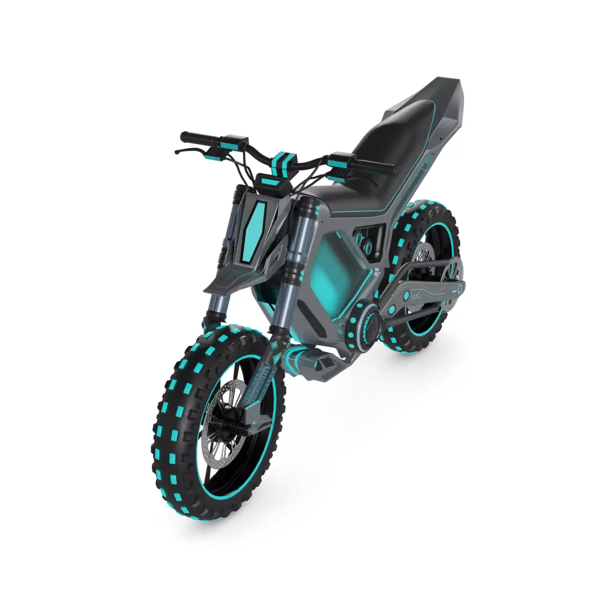 Motocross Motorcycle 3D model buy