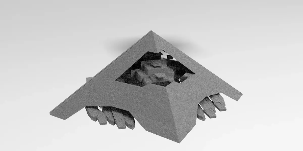 Pyramid Sc-Fi shape 2 3D model