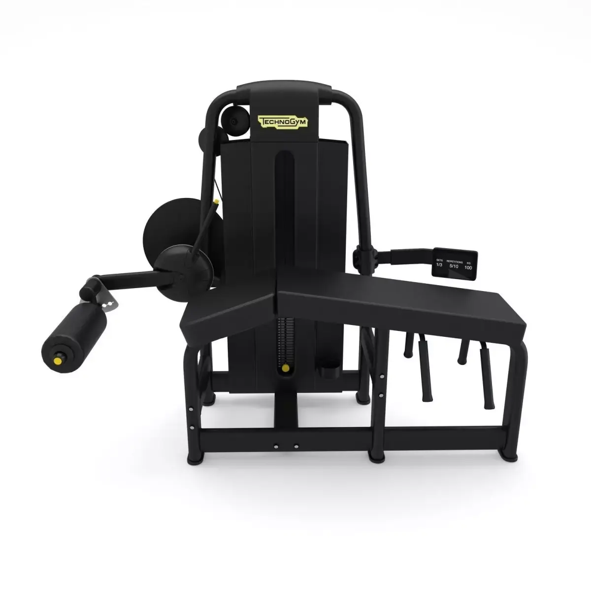 Technogym - Selectorised - Prone Leg Curl 3D model