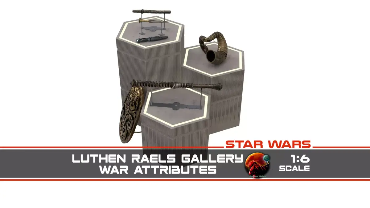 Luthen Raels gallery - War Attributes 1-6 scale Hottoys 3D print model