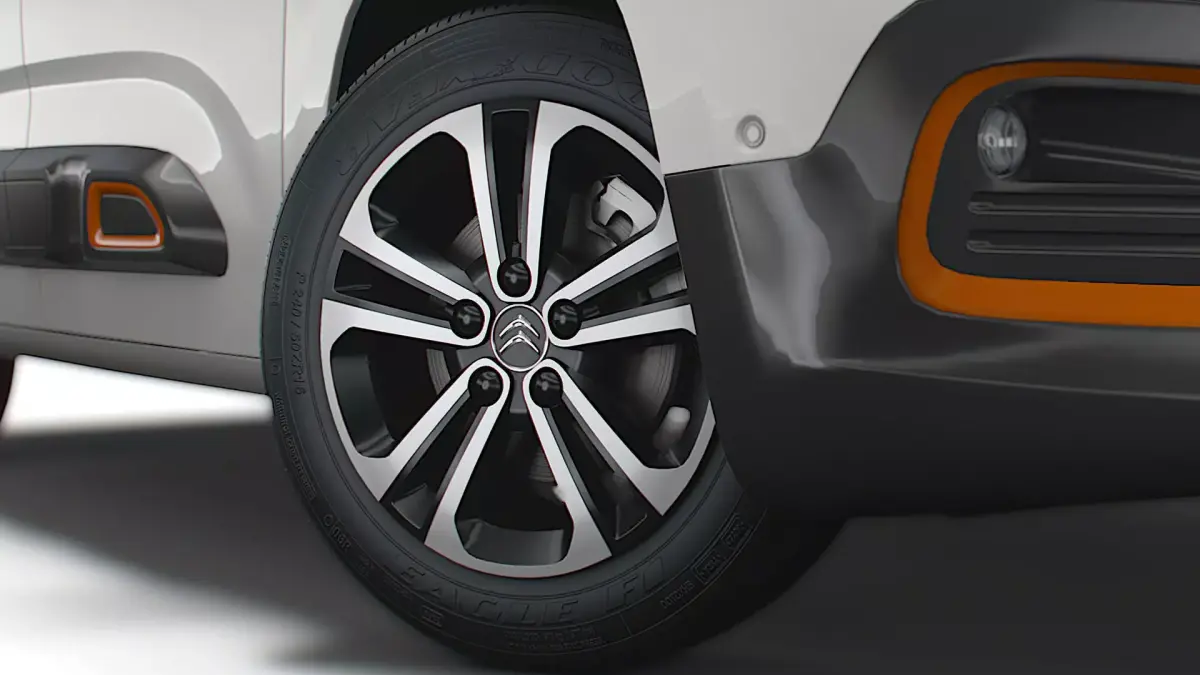 Citroen Berlingo Multispace 2021 wheel 3D model