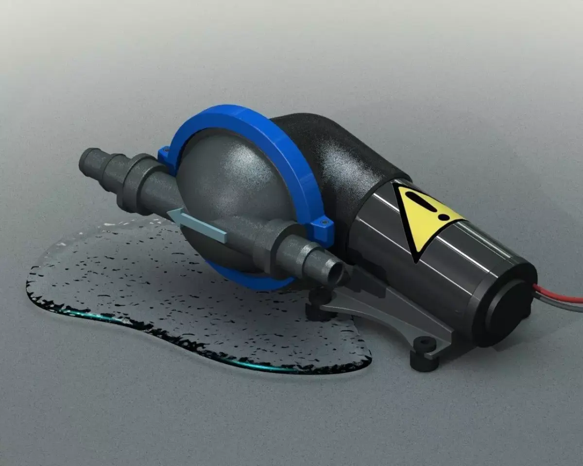 shower drain pump- -JABSCO- Free 3D model