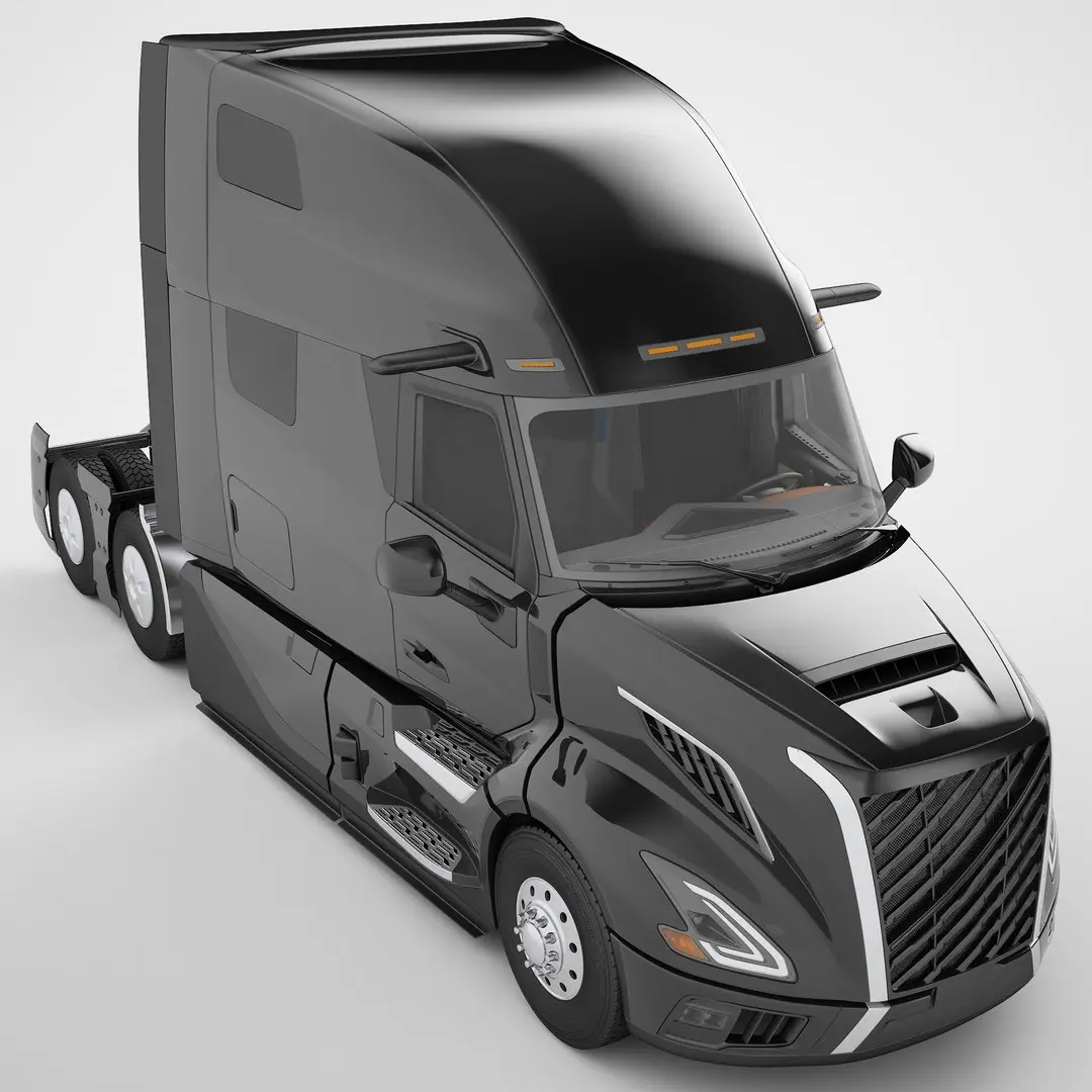 Semi Truck Generic 04 3D model