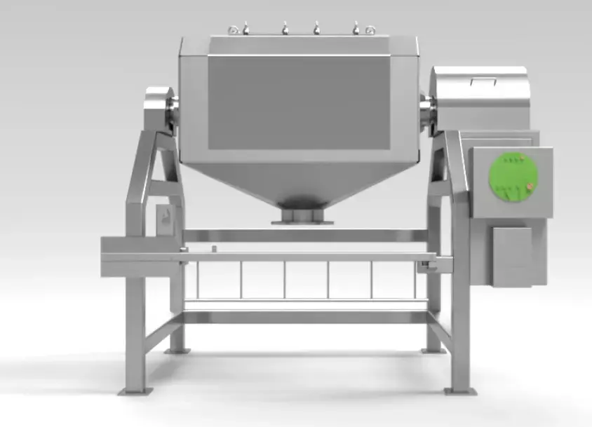 Octagonal Blender 1500 Ltr  cGMP Pharma Manufacturing Blueprint 3D model
