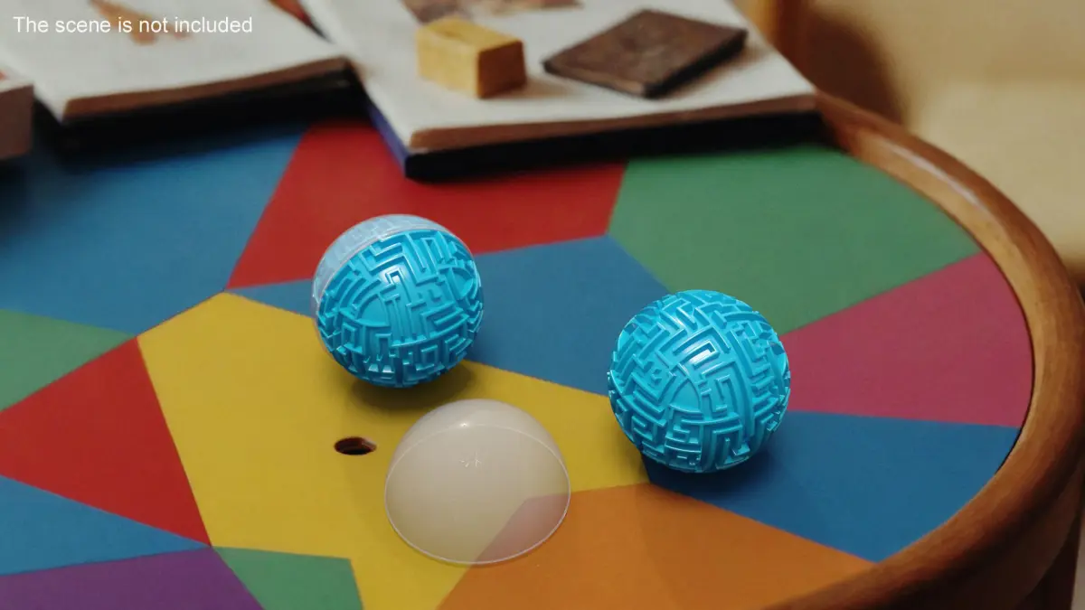 Spherical Maze Puzzle 3D model