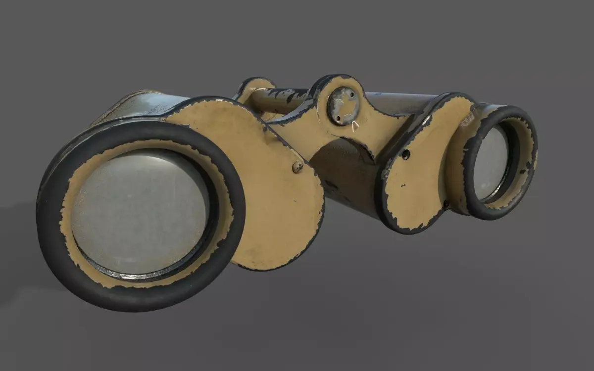 Binoculars 3D model 2