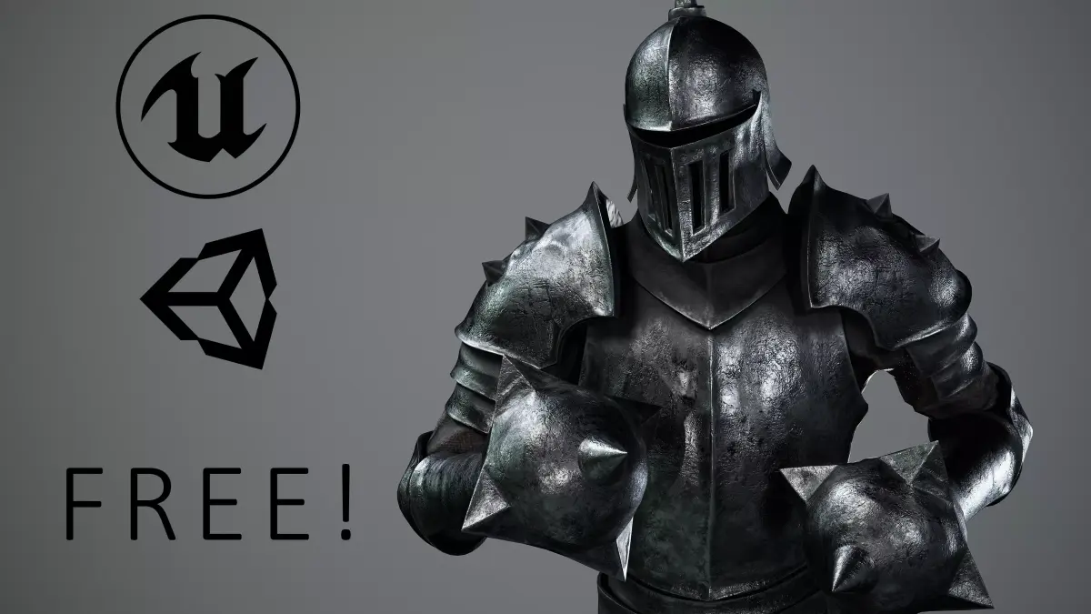 Iron Juggernaut Game Ready FREE Free low-poly 3D model