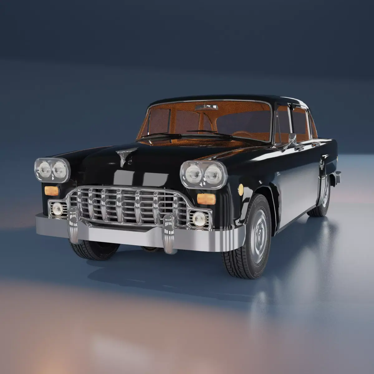 Classic Checker Marathon Free 3D model