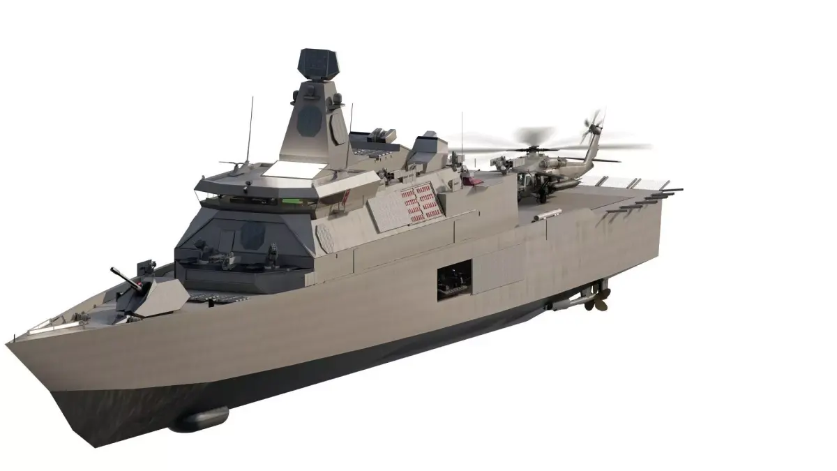 GREEK NAVY STEALTH CORVETTE  3D model
