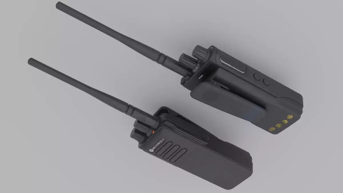 Motorola DP4400e 3D model