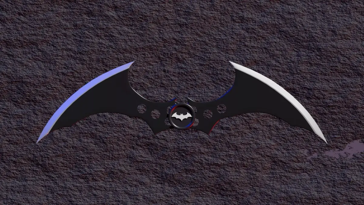 Batarang 3D Model From Batman Arkham Series 3D model