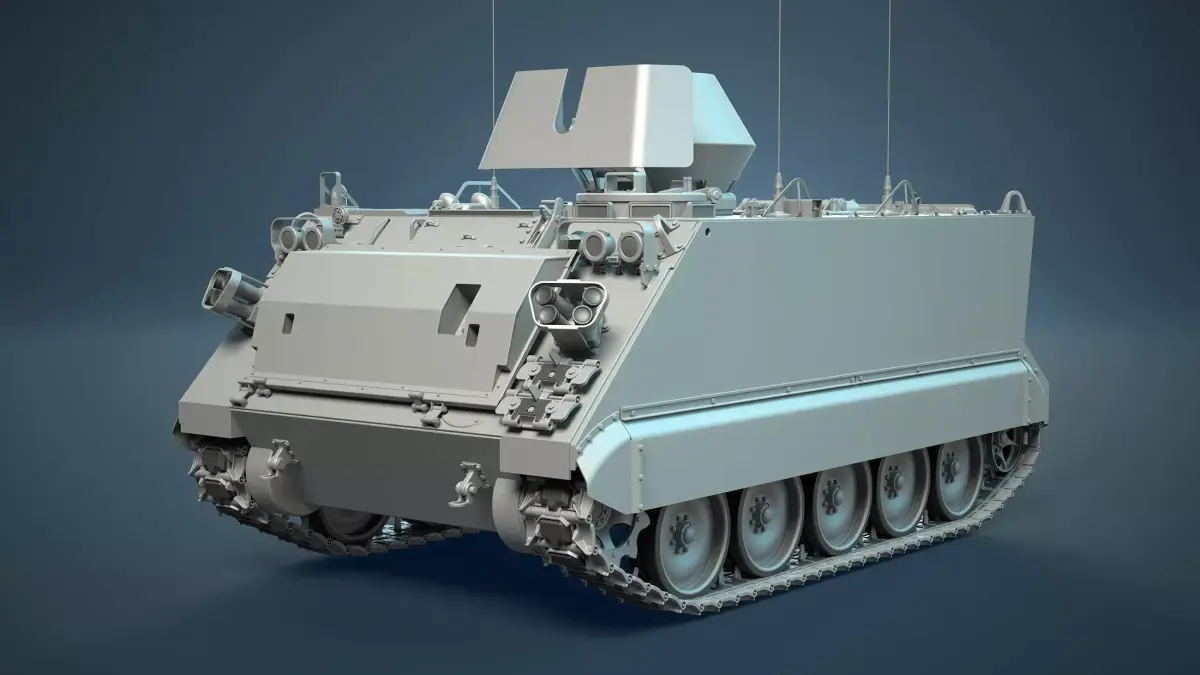 M113 APC High-Poly 3D model