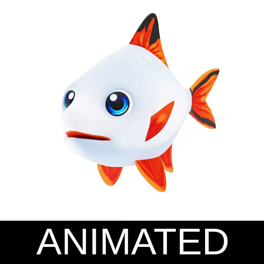 Tinfoil Barb Cartoon Animated Low-poly 3D model