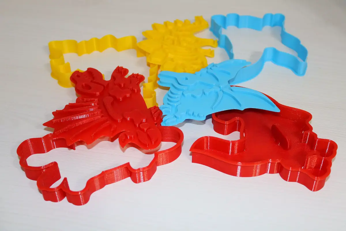 Cookie cutters Dinosaurs 3D print model