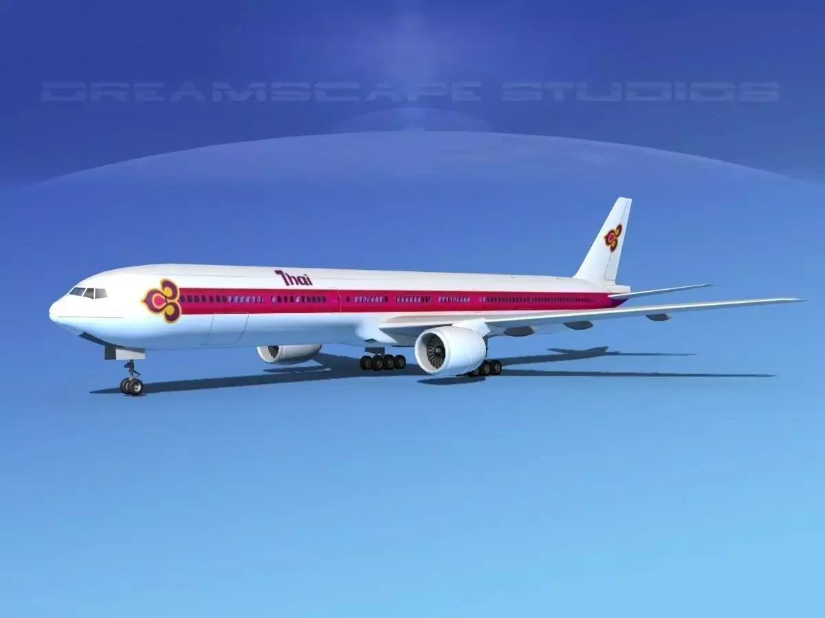 Boeing 777-300 MP Thai Airlines 3D model