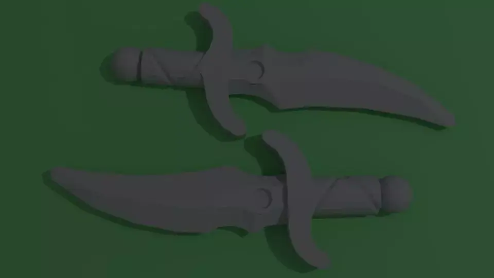 lego knife Free 3D model