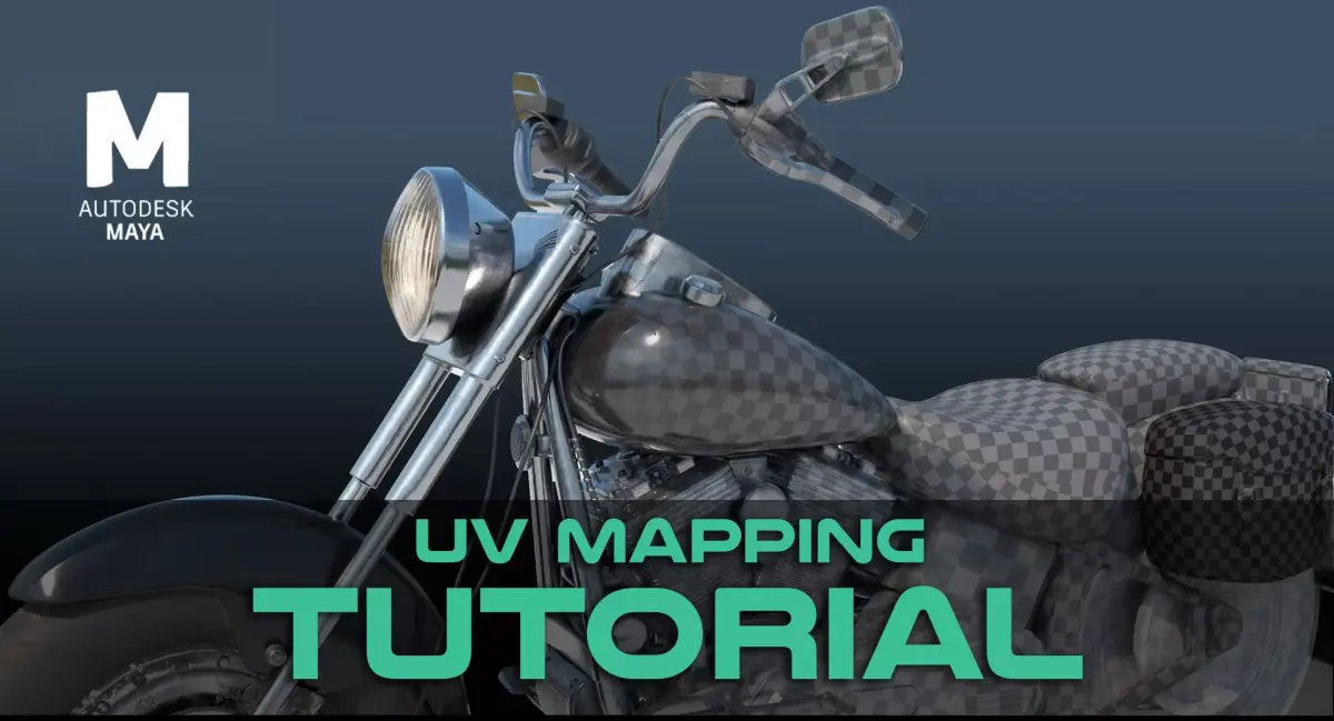 Maya UV Mapping Tutorial 3D model