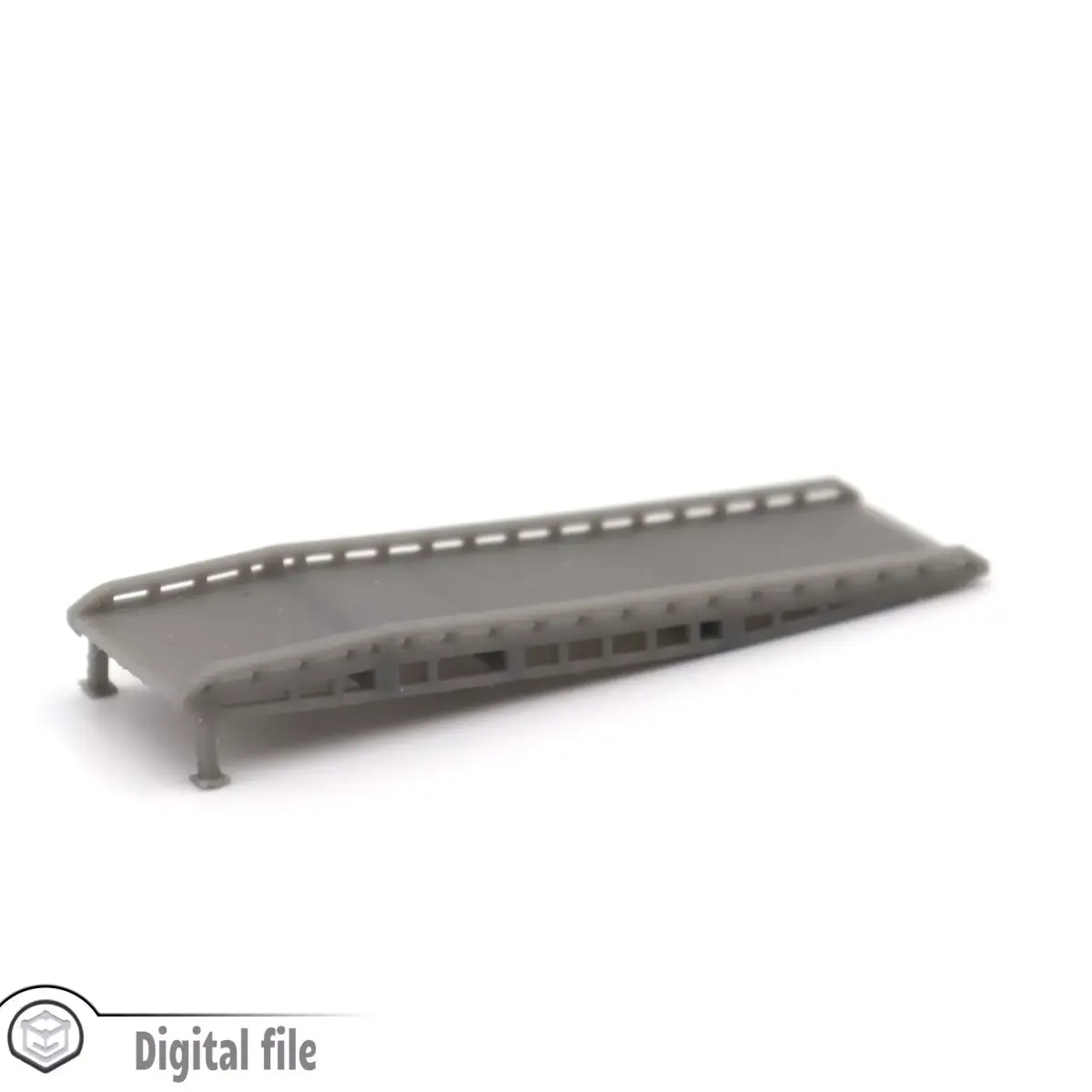 HO Loading ramp train model  3D print model purchase