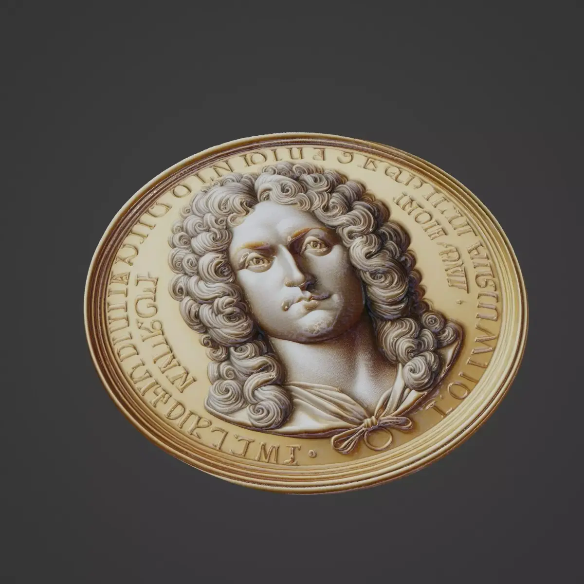 Diderot Medallion 3D print model purchase