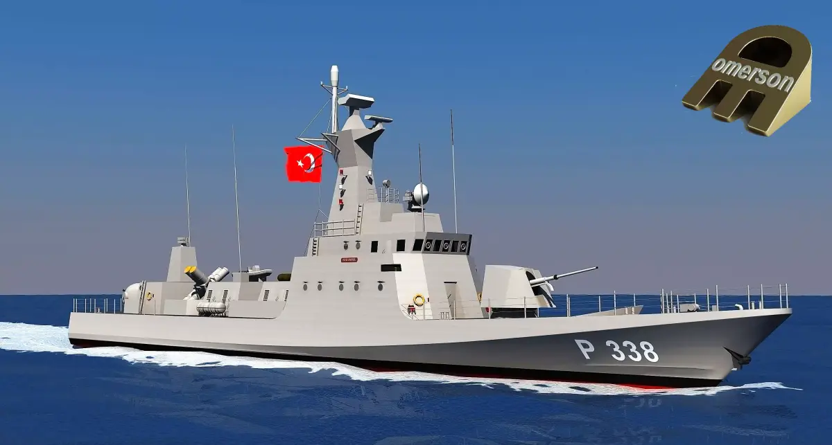 KILIC-II Class Fast Attack Craft TCG MIZRAK 3D model