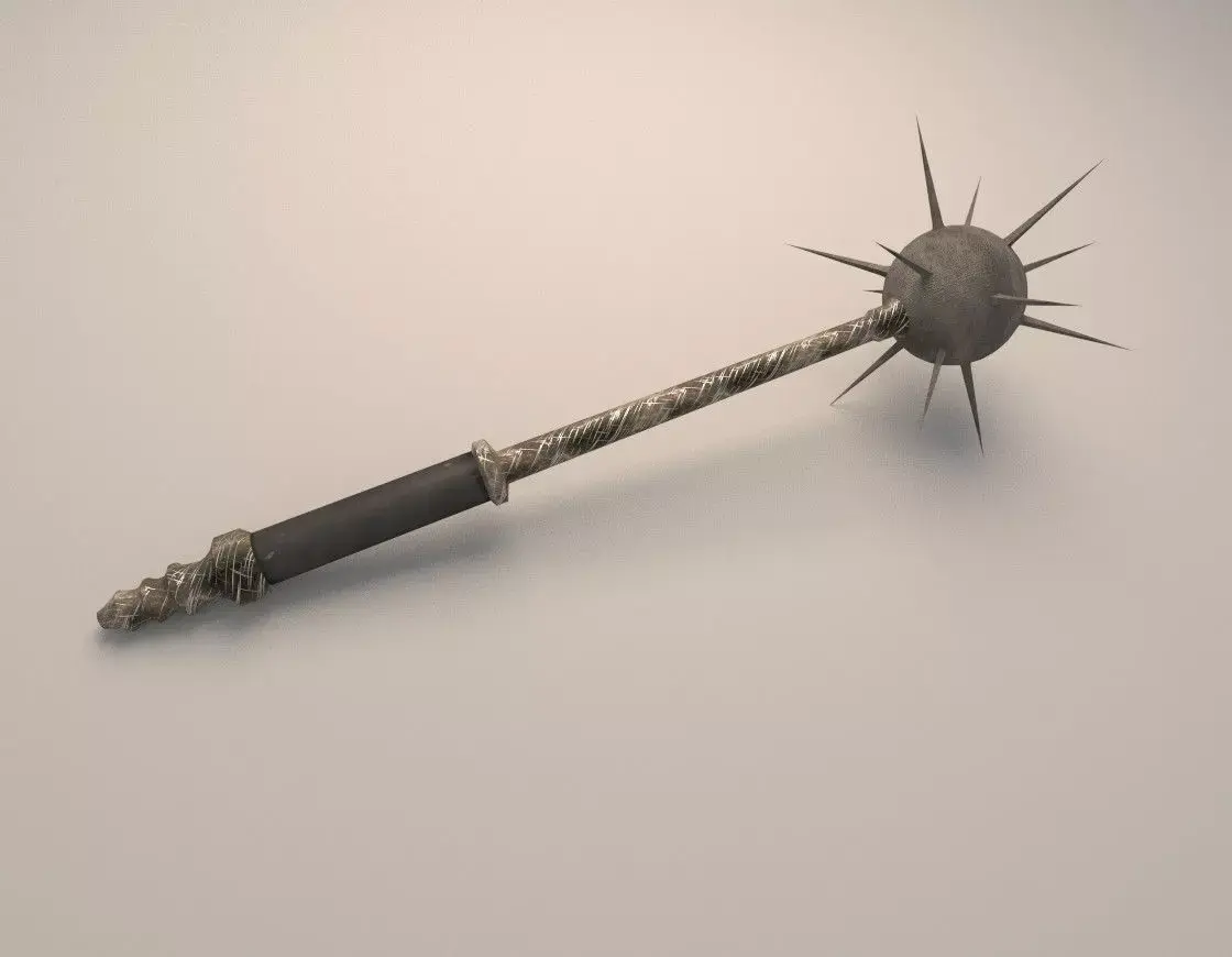 medieval mace 3D model purchase