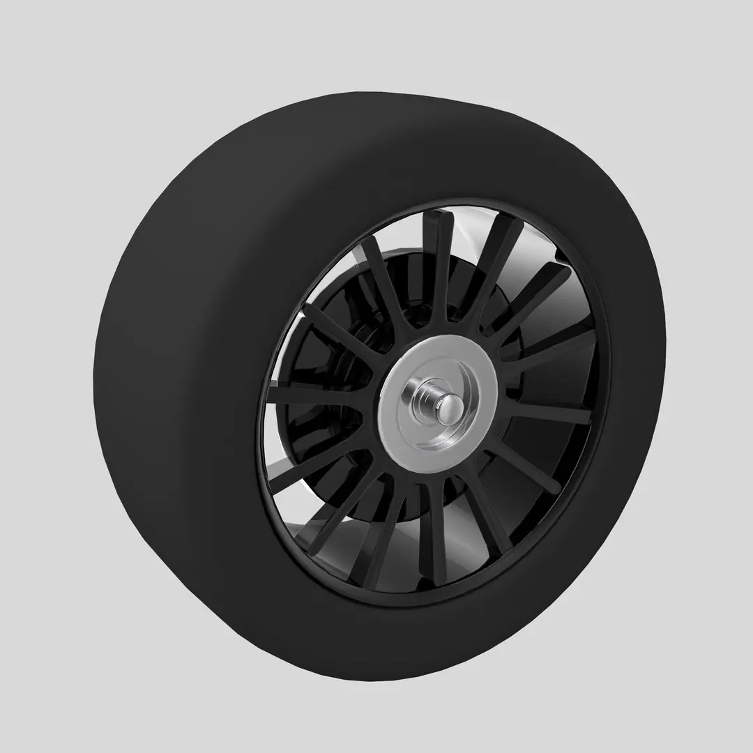 Sports Car Wheel 3D model purchase