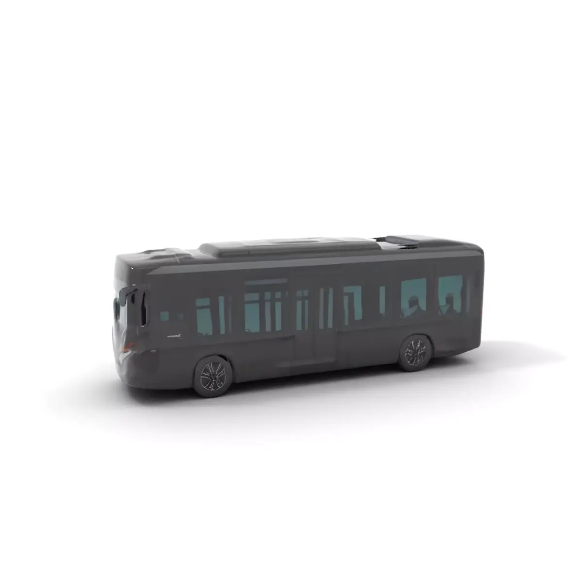 Sleek City Bus model pack Low-poly 3D model