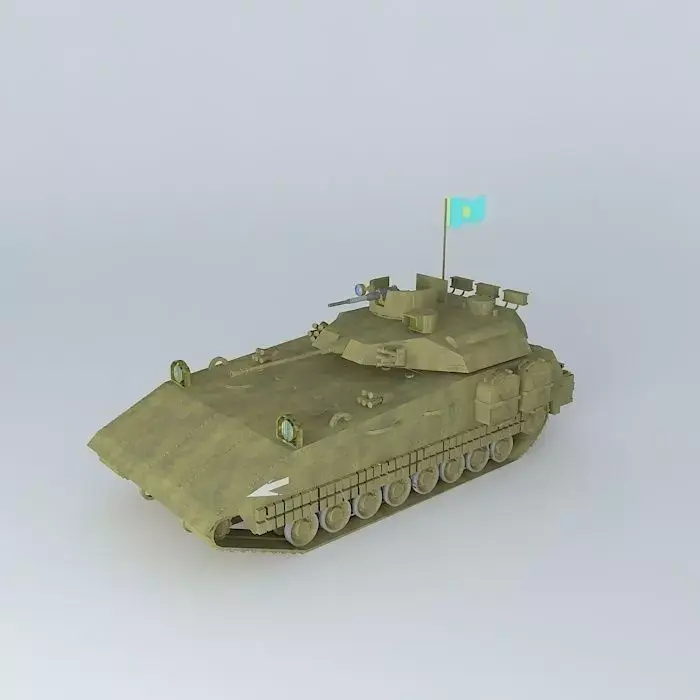 Armored personnel carrier Free 3D model by aelaman