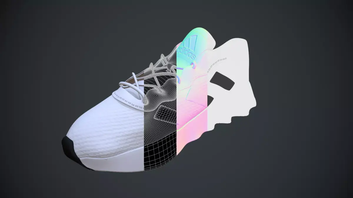 ADIDAS SHOE Low-poly 3D model purchase