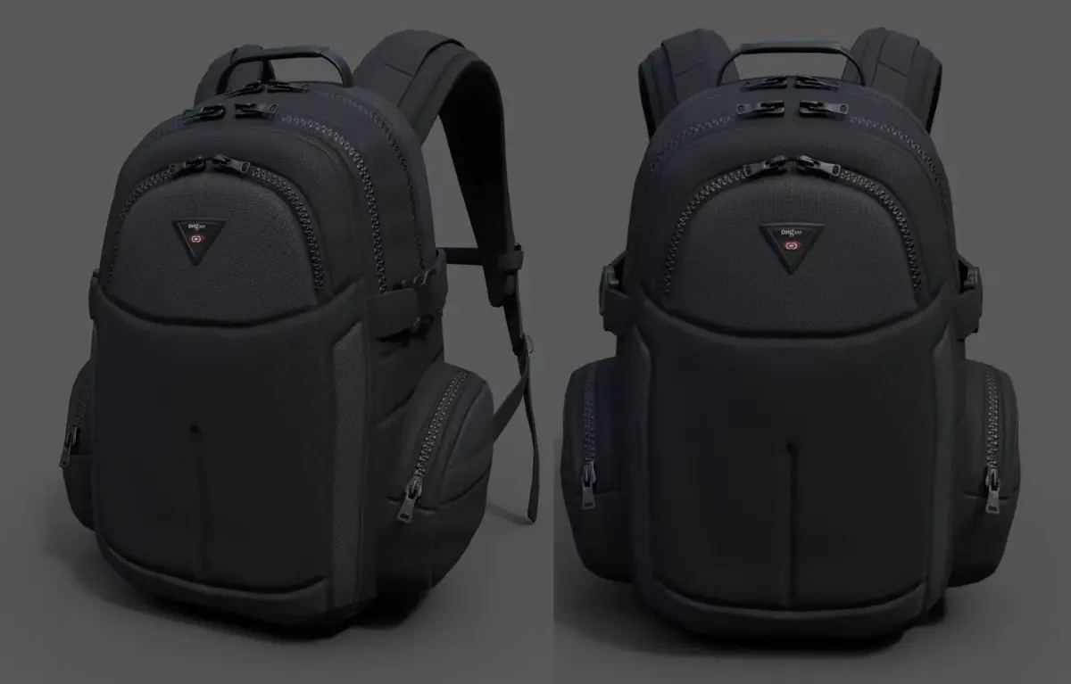 Backpack Camping Generic military human bag storqge baggage  Low-poly 3D model purchase