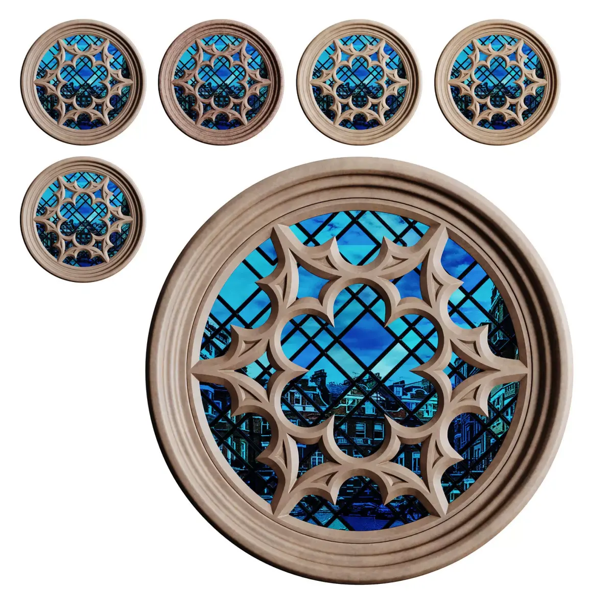 Gothic Window 03 3D model