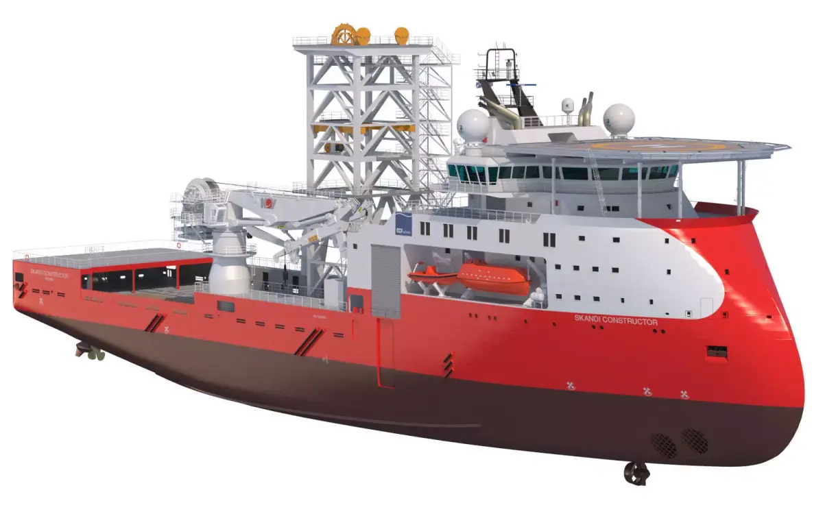 Construction Well Intervention Vessel Skandi Constructor 3D model