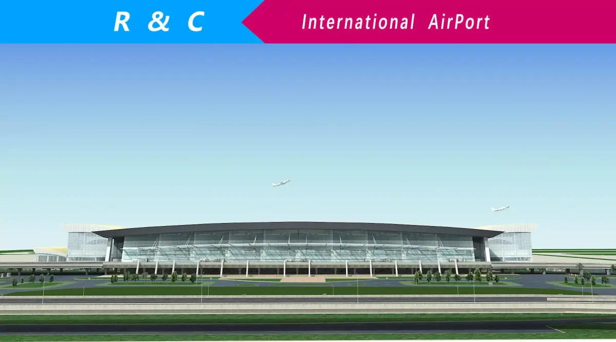 International Airport  Low-poly 3D model