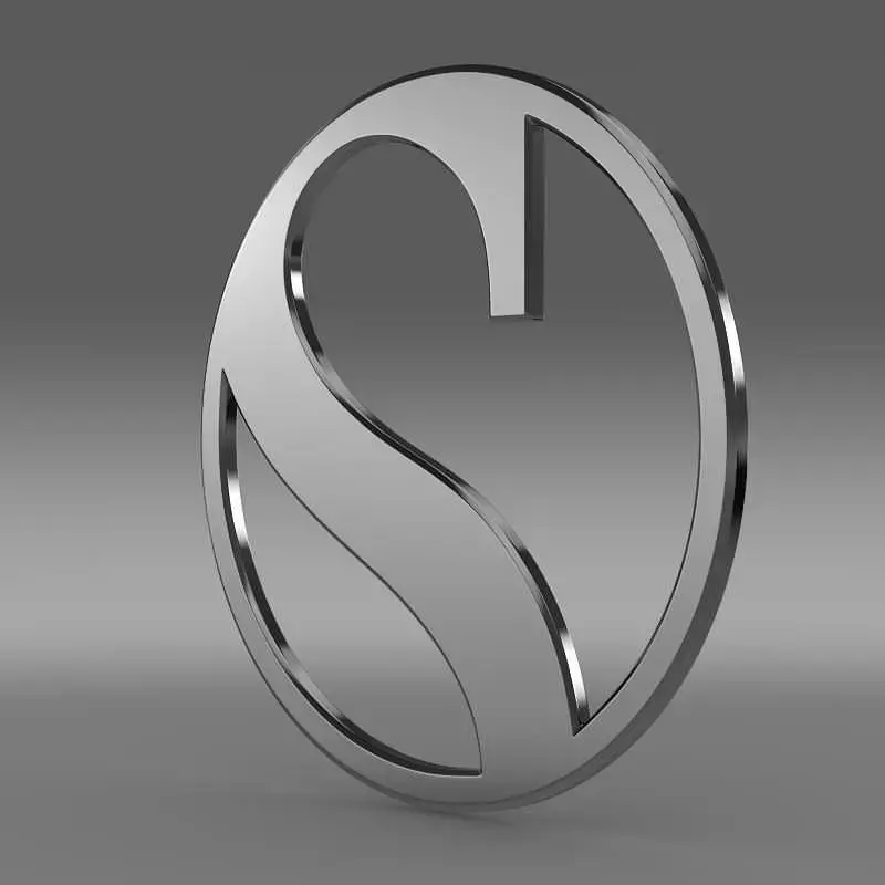 Sauber logo 3D model