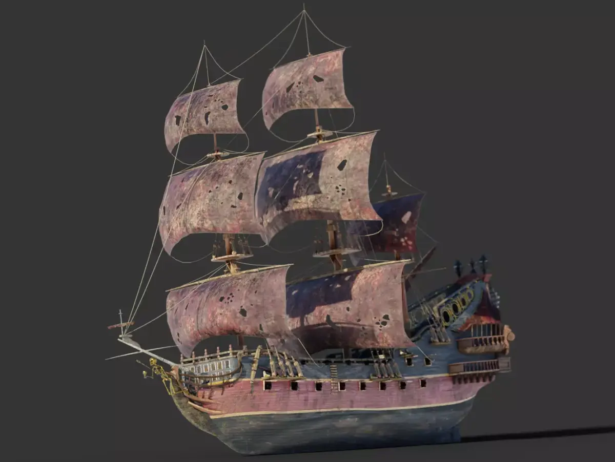 Queen Annes Revenge 3D model